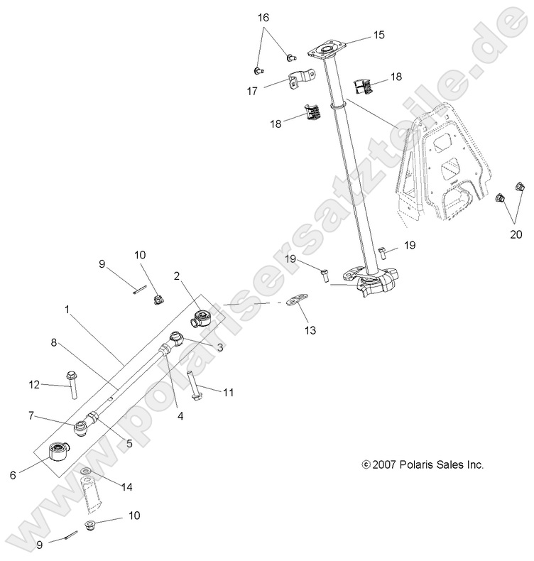 STEERING, STEERING POST ASM. STEERING, STEERING POST ASM.