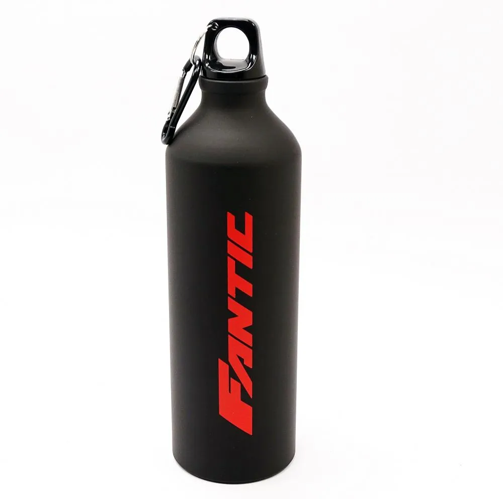 Fantic Original Trinkflasche Aluminium 750ml - schwarz-rot