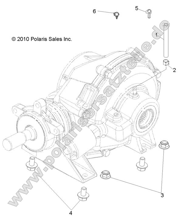 Drive Train, Rear Gearcase Mounting