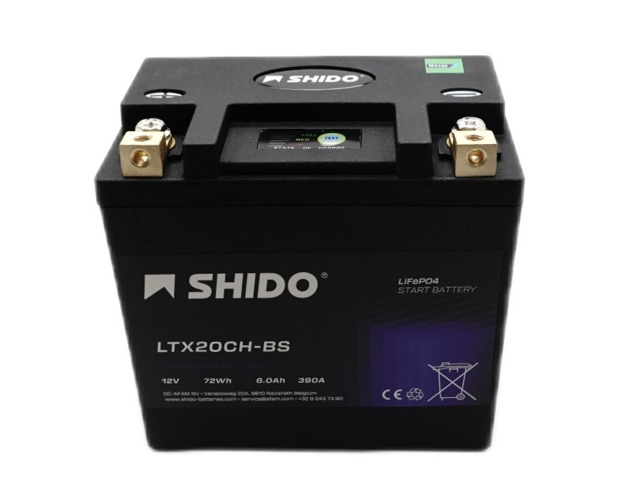 Shido LTX20CH-BS Lithium Ionen Batterie 12V LiFePO4 (YTX20CH-BS FTX20CH-BS) Shido LTX20CH-BS Lithium Ionen Batterie 12V LiFePO4 (YTX20CH-BS FTX20CH-BS)