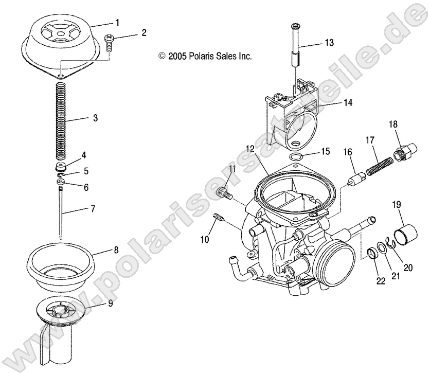 CARBURETOR, UPPER CARBURETOR, UPPER