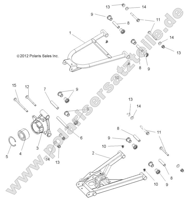 Suspension, Rear Shock Suspension, Rear Shock
