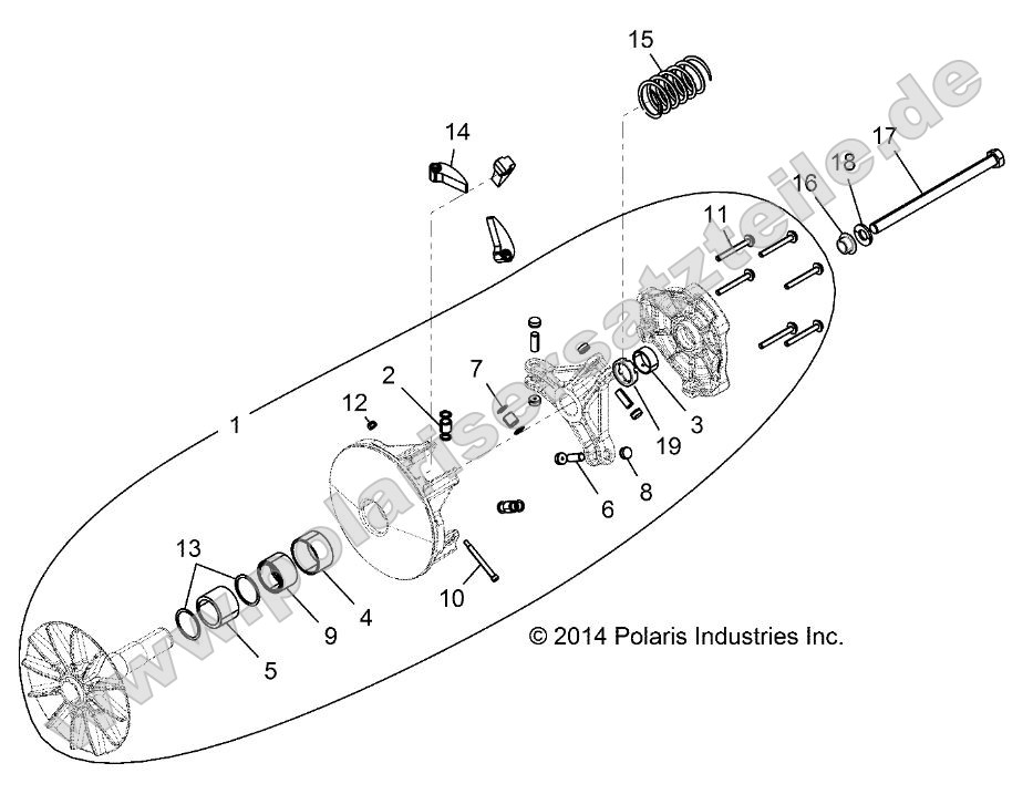 Drive Train, Clutch, Primary, EBS Drive Train, Clutch, Primary, EBS