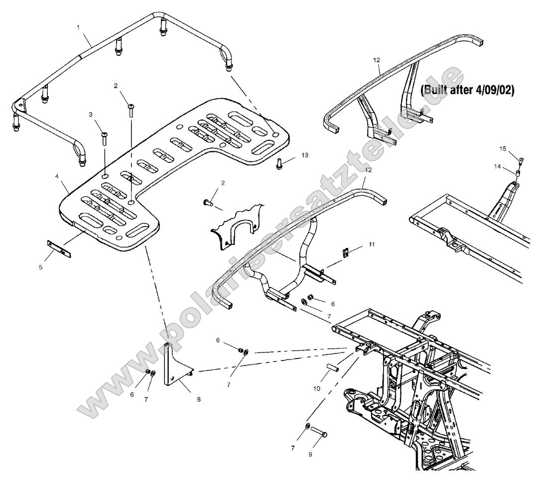 Rear Rack Mounting (if built before 9/03/01)