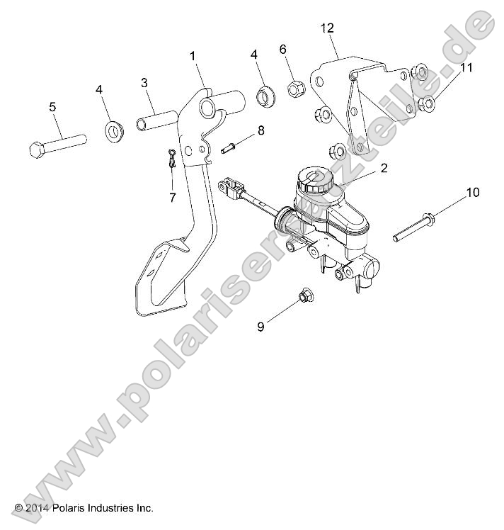 Brakes, Pedal and Master Cylinder