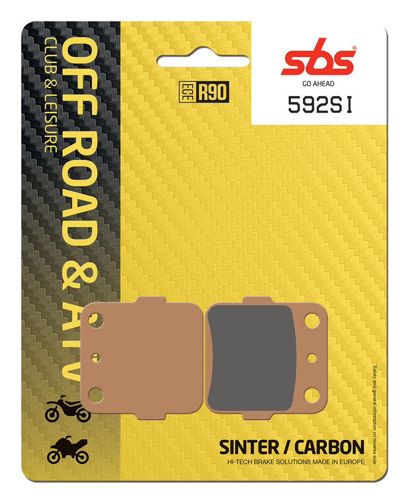 SBS_592_SI SBS Bremsbeläge Offroad & ATV Sintermetall - 592SI