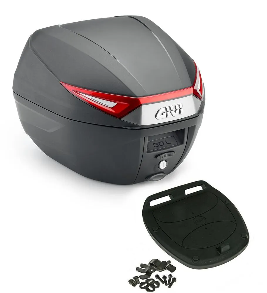 Givi_Monolock_Topcase_C30_N___30_Liter___schwarz___inkl_Montagekit Givi Monolock Topcase C30 N - 30 Liter - schwarz - inkl. Montagekit