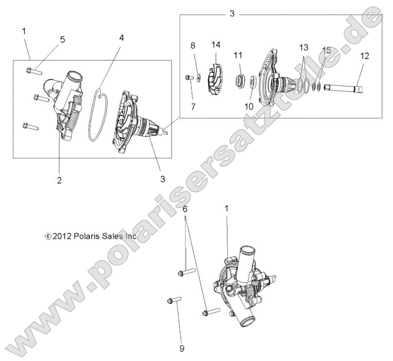 Engine, Cooling, Waterpump