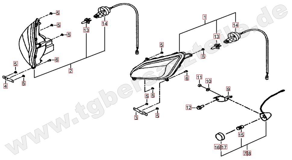 Scheinwerfer - Blinker vorne