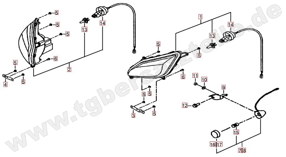 Scheinwerfer - Blinker vorne