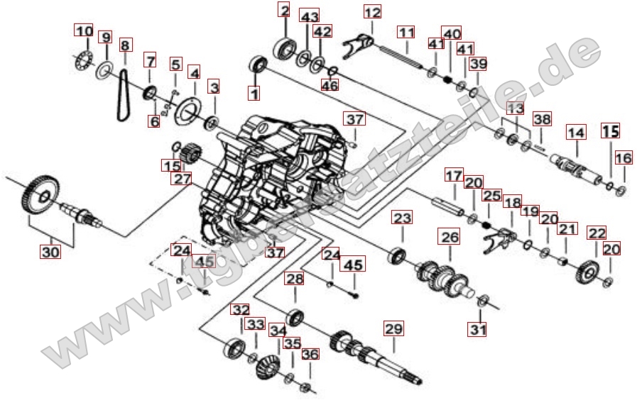 Motorgehäuse links 2