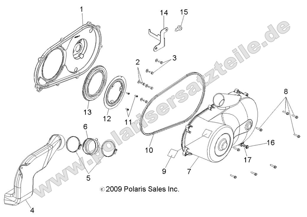 Drive Train, Clutch Cover