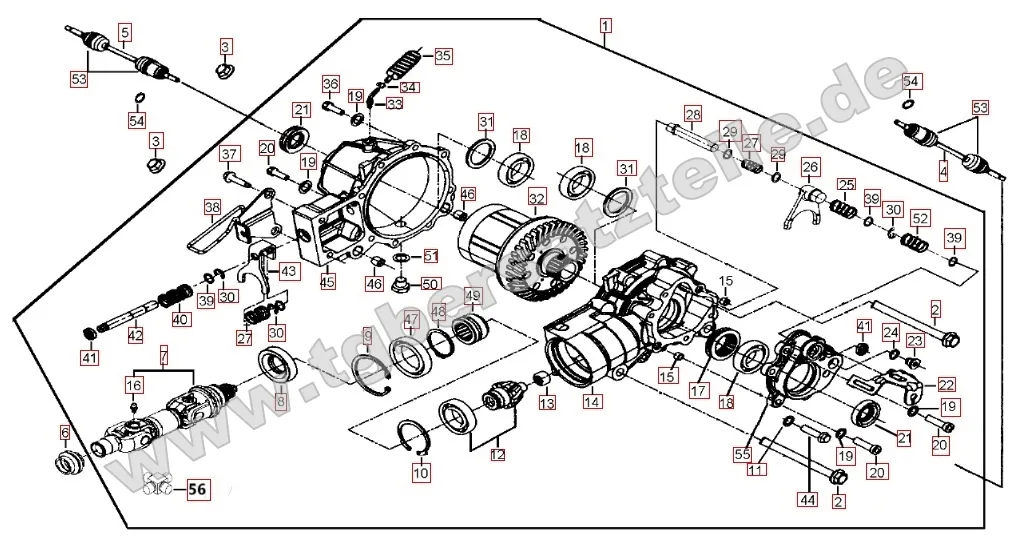 Differenzial vorne Differenzial vorne