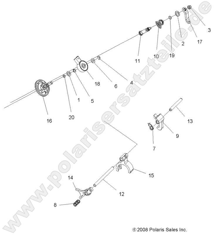 DRIVE TRAIN, MAIN GEARCASE SHIFT FORKS DRIVE TRAIN, MAIN GEARCASE SHIFT FORKS