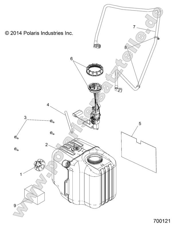 Body, Fuel Tank Asm. Body, Fuel Tank Asm.