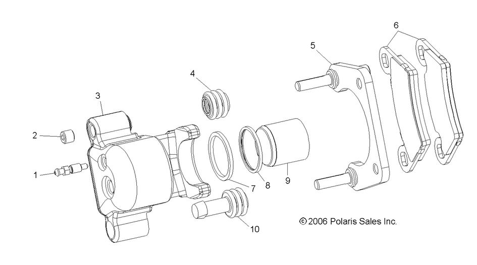 BRAKES, REAR CALIPER