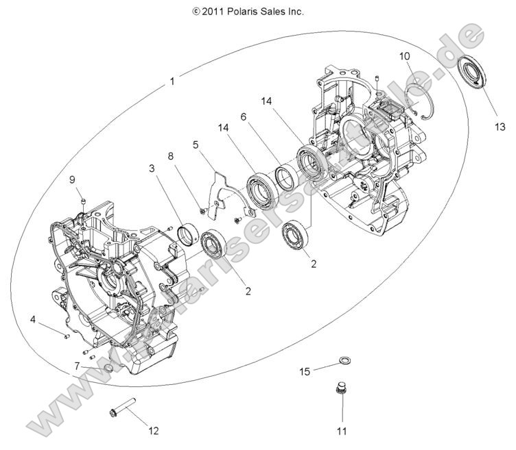 Engine, Crankcase Engine, Crankcase