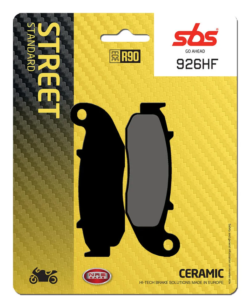 SBS Bremsbeläge HF Street Ceramic ABE - 926HF