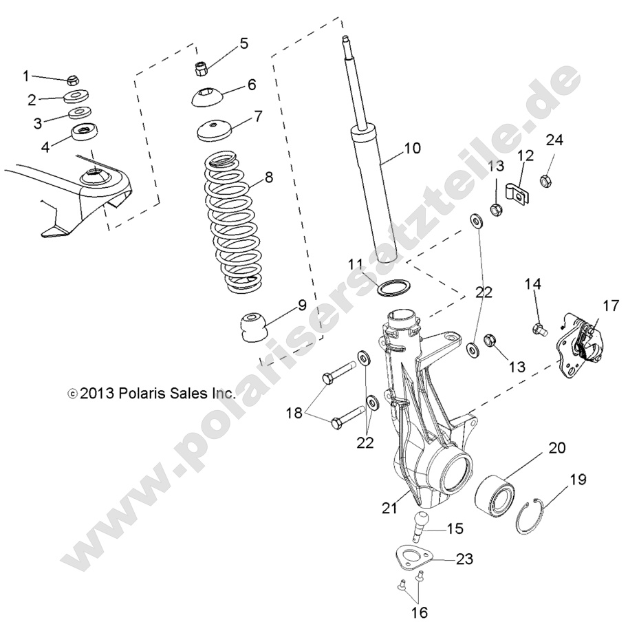 Suspension, Front Strut Suspension, Front Strut