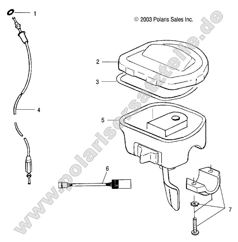 Controls - Throttle Asm/Cable Controls - Throttle Asm/Cable