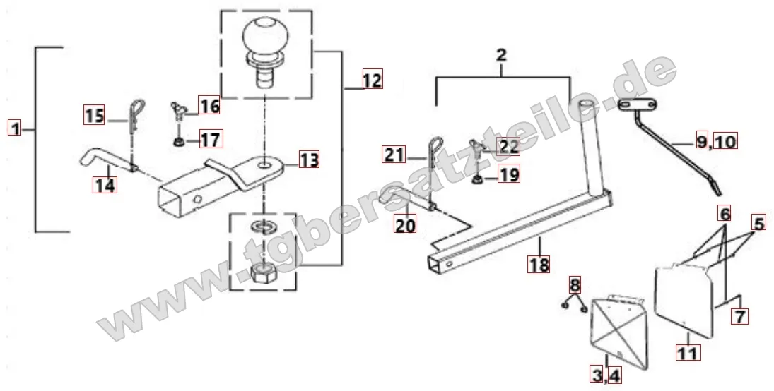 Anhängevorrichtung (optional)