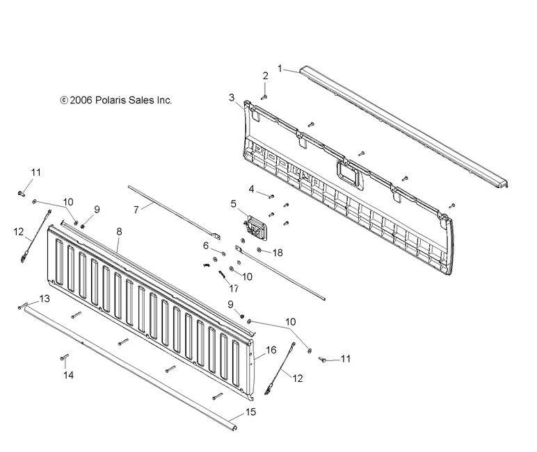 Body, Tailgate Asm. Body, Tailgate Asm.