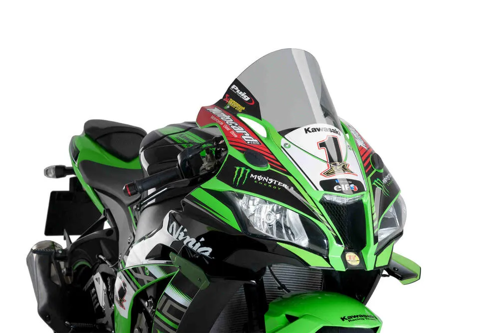 PUIG R-RACER SHCEIBE KAWASAKI ZX-10R/RR 16'-18' C/GETÖN - 9849H