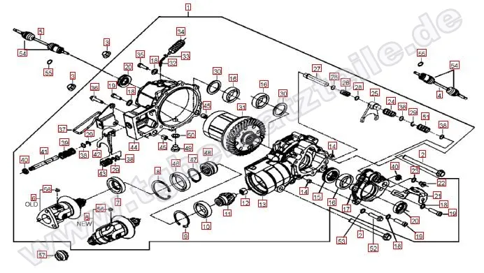 Differenzial vorne Differenzial vorne