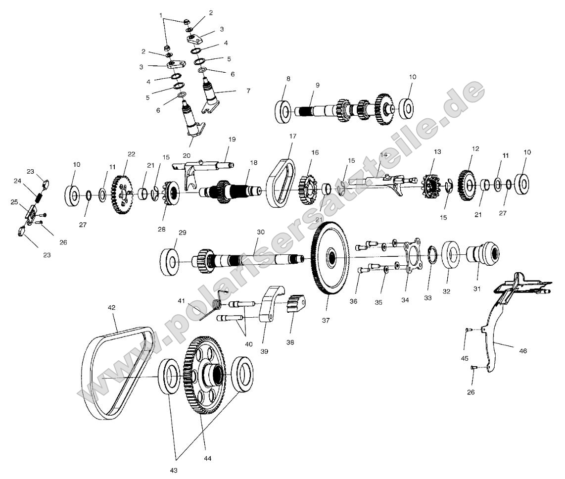 Gearcase (Internal Components) Gearcase (Internal Components)