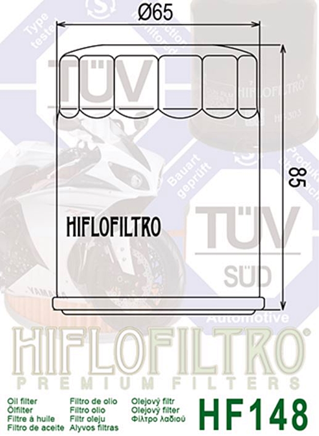 Hiflofiltro Ölfilter Hiflo HF148 TGB Blade Target Gunner 425-600