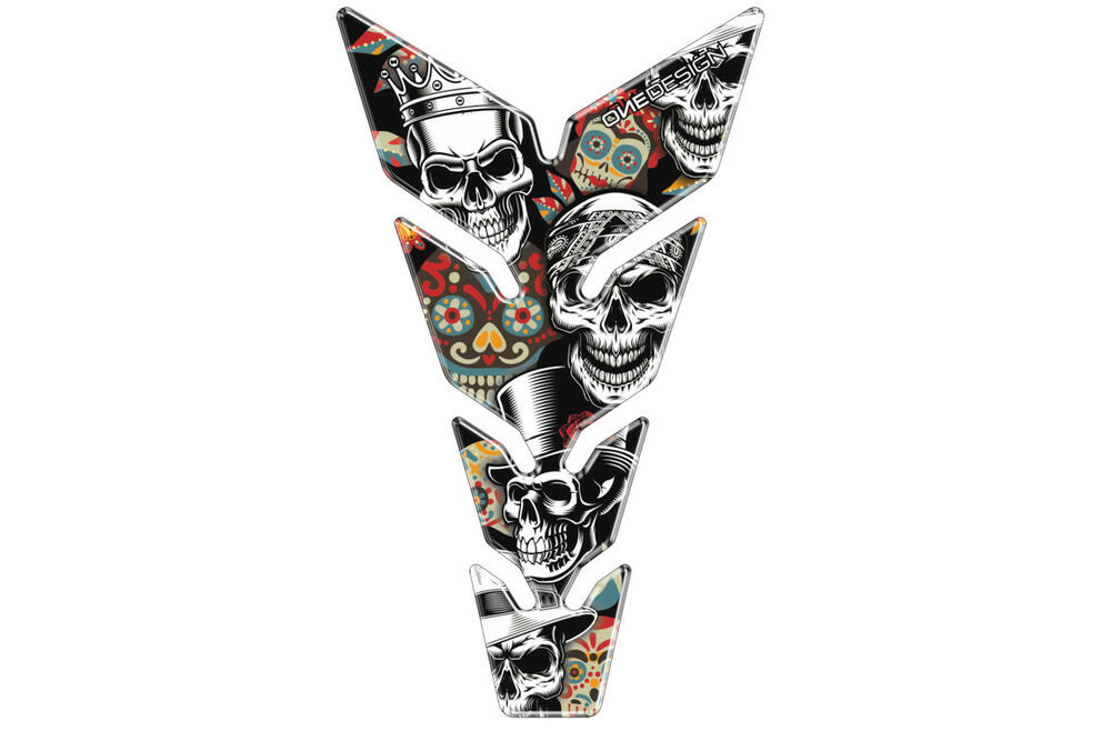 PUIG TANK PAD SKULL PARTY C/SCHWARZ - 20593N