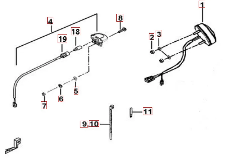 Rücklicht ohne Nebelschlussleuchte Rücklicht ohne Nebelschlussleuchte