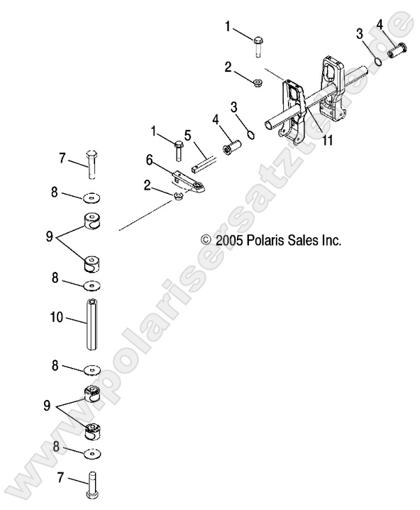 SUSPENSION, TORSION BAR SUSPENSION, TORSION BAR