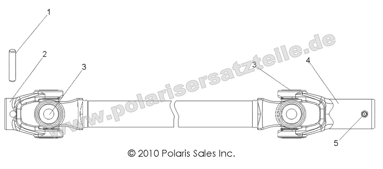 Drive Train, Front Prop Shaft