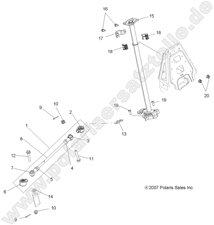 STEERING, STEERING POST ASM. STEERING, STEERING POST ASM.