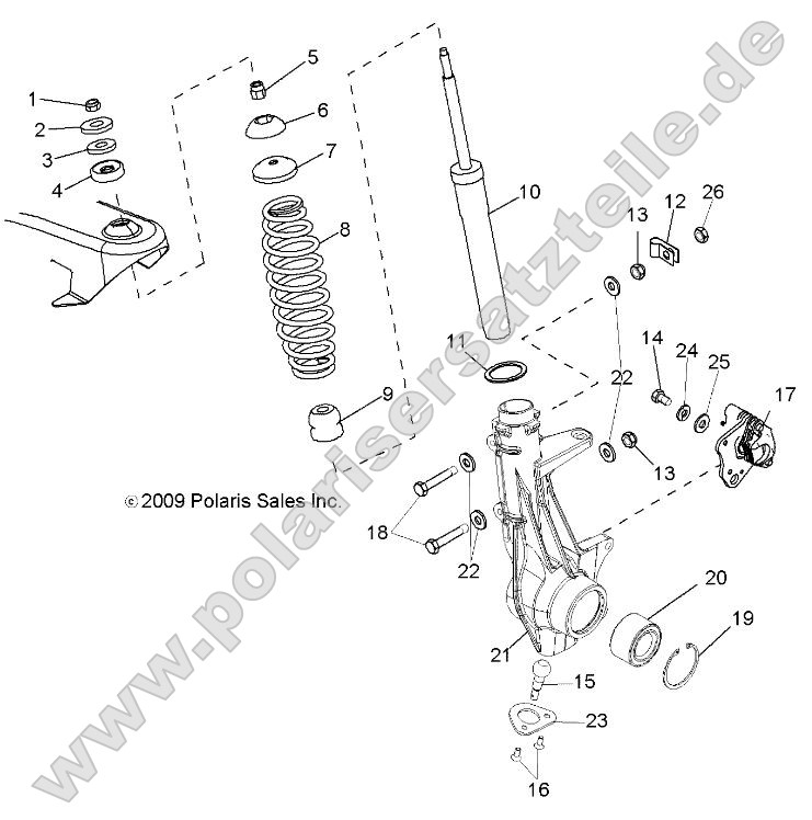 Suspension, Front Strut Suspension, Front Strut