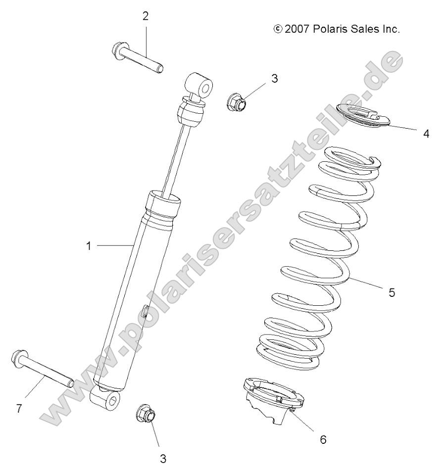 Suspension, Shock, Rear Suspension, Shock, Rear