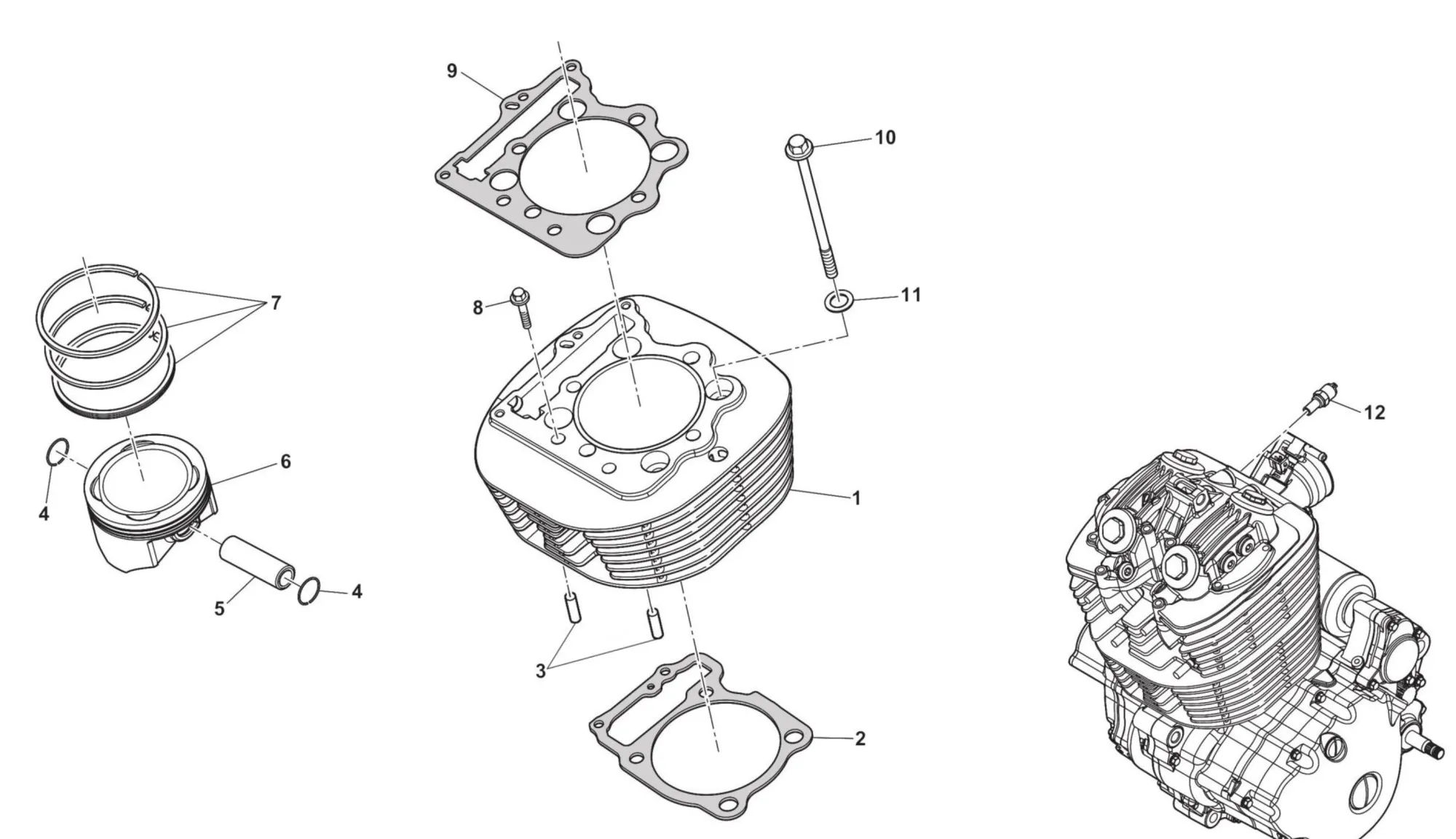 Kolben / Zylinder Kolben / Zylinder