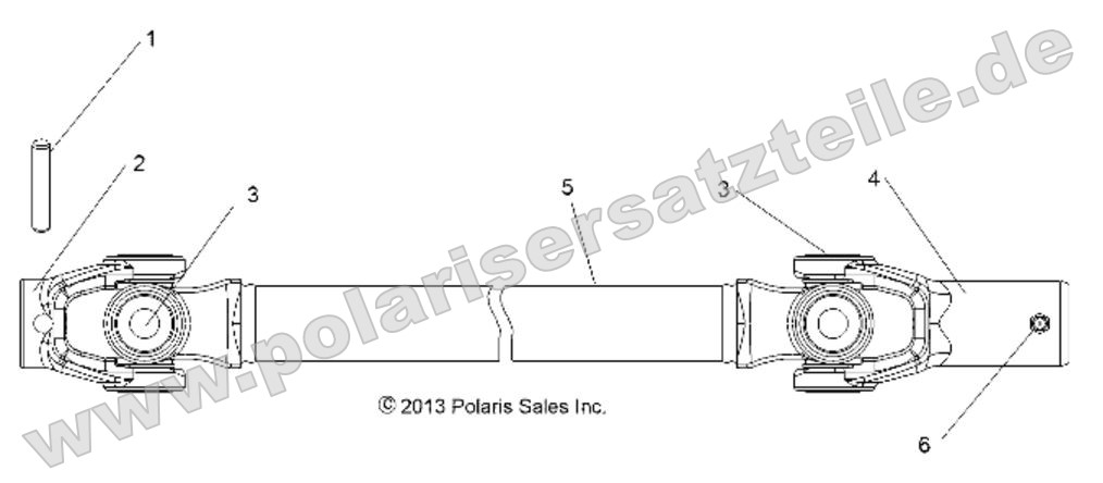 Drive Train, Front Prop Shaft