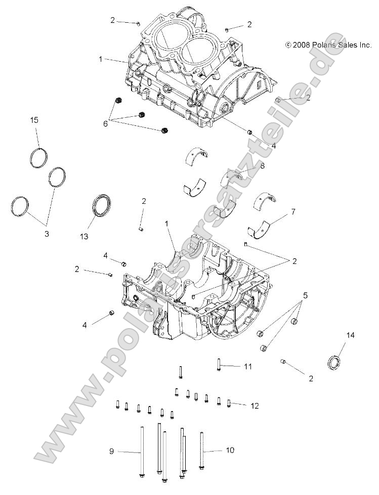 Engine, Crankcase Engine, Crankcase