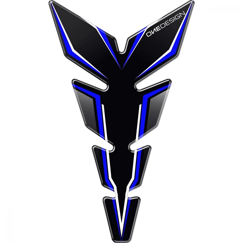 OneDesign Tankpad Moon Slim "schwarz-blau" Design - Universal