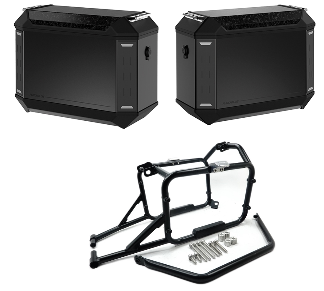 Furchtlos RANGER Seitenkofferträger inkl. ADV Seitenkoffer Set anthrazit - Triumph Tiger 1200 GT Explorer 2022-24 Furchtlos RANGER Seitenkofferträger inkl. ADV Seitenkoffer Set anthrazit - Triumph Tiger 1200 GT Explorer 2022-24