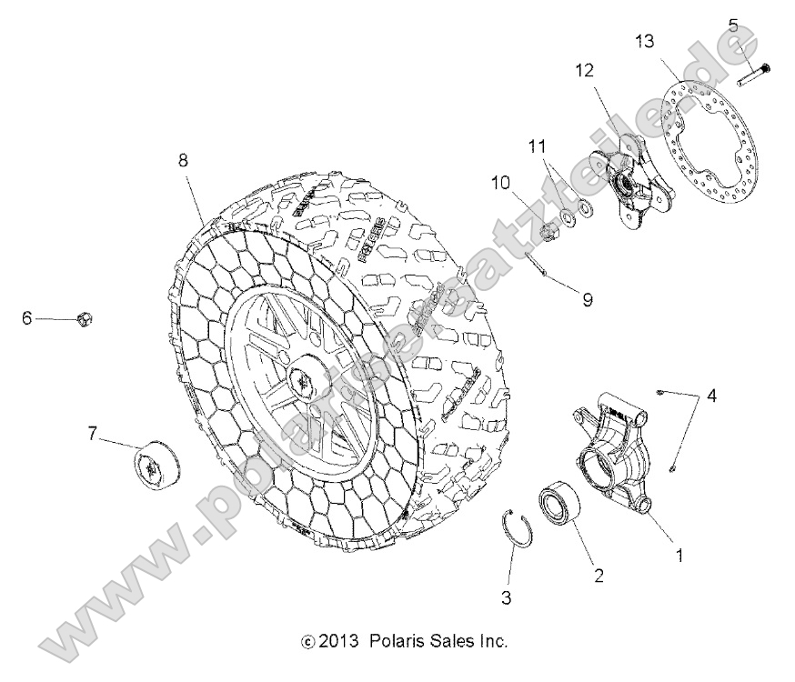 Wheels, Rear and Hub Wheels, Rear and Hub