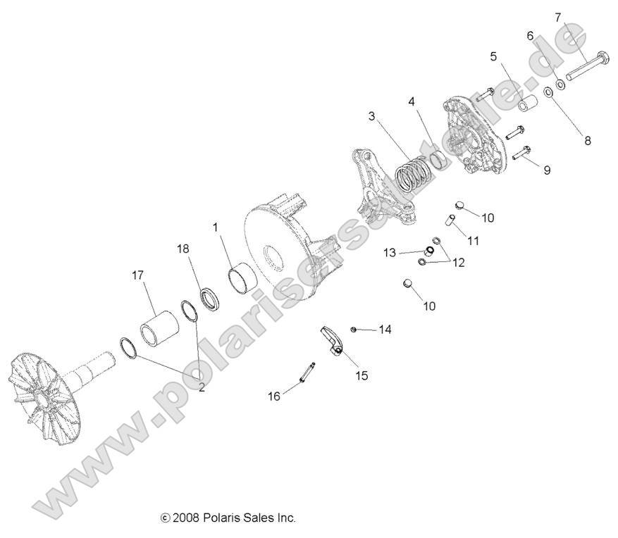 Drive Train, Primary Clutch