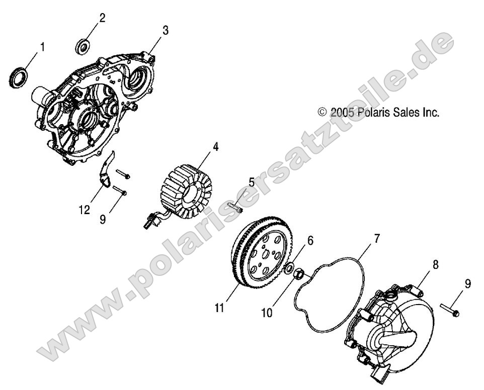 Electrical, Stator and Flywheel