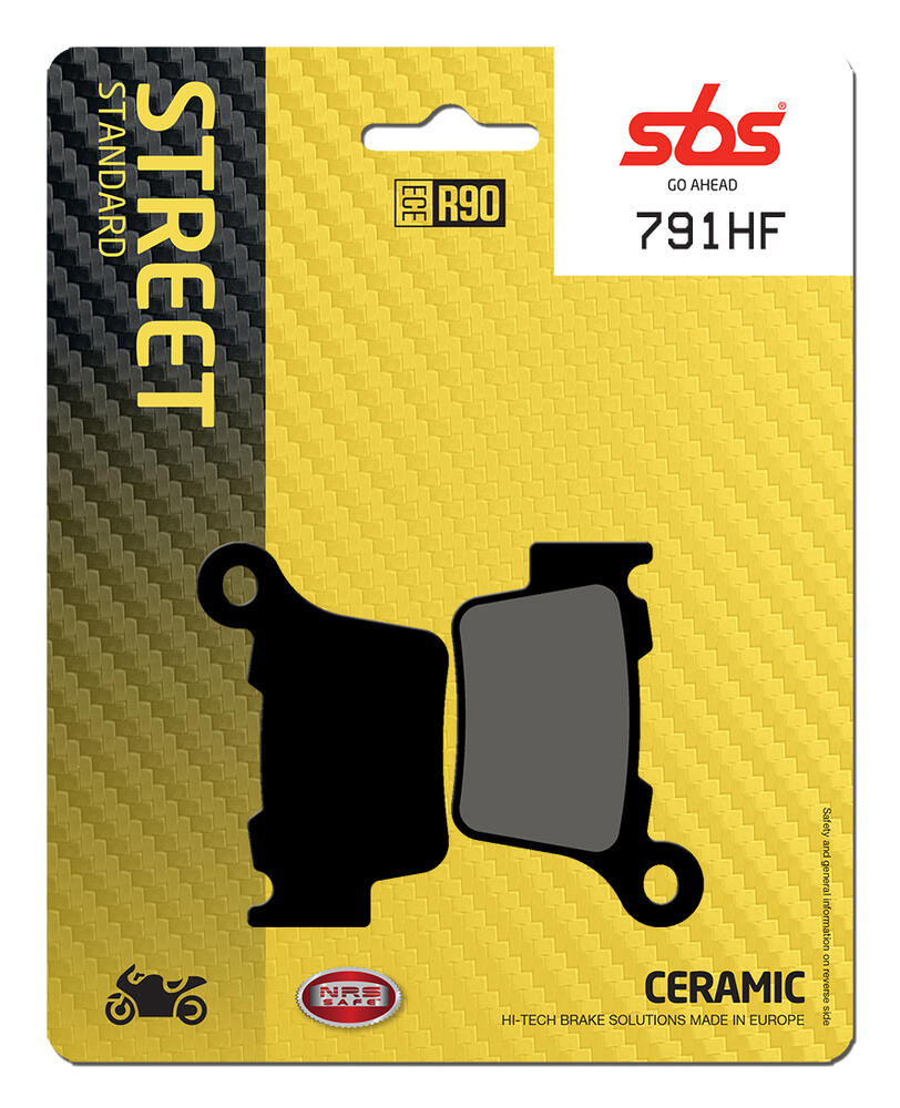 SBS_791_HF SBS Bremsbeläge HF Street Ceramic ABE - 791HF