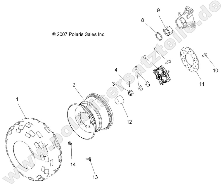 WHEELS, REAR WHEELS, REAR