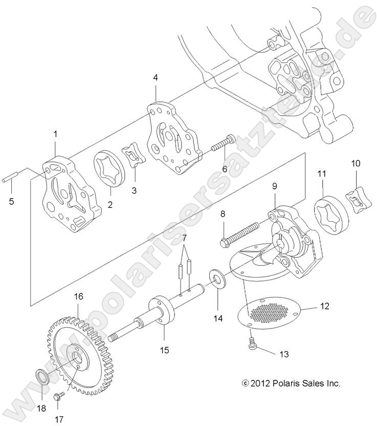ENGINE, OIL PUMP ENGINE, OIL PUMP