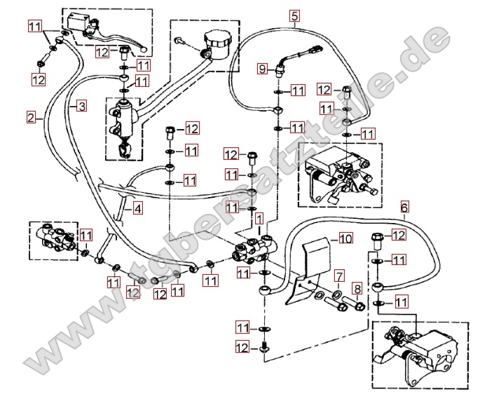Bremsanlage hinten Bremsanlage hinten