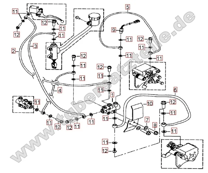 Bremsanlage hinten Bremsanlage hinten